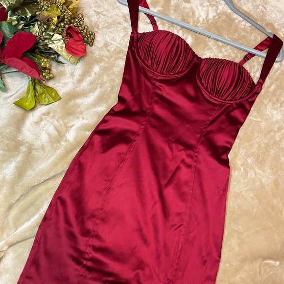 Oh Polly Red Mini Dress - Picture 5 of 7